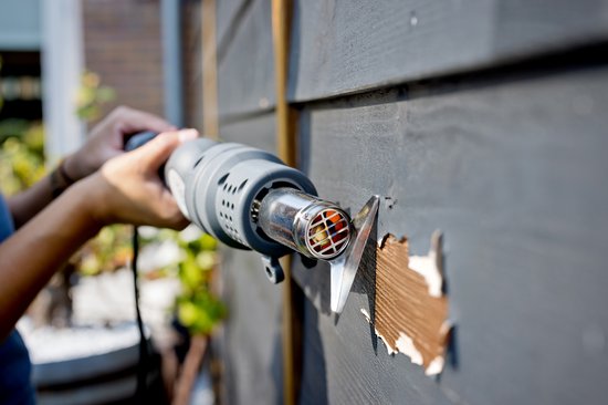 QLT 3-in-1 Elektrische Onkruidbrander - BBQ aansteker - Lak- en verfbrander - 2000W - Met 5 Opzetstukken & Wielen