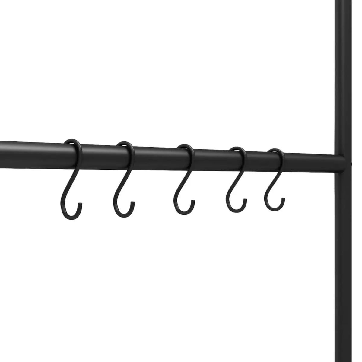 Minghou Ladder Droogrek voor Handdoeken en Kleding - Zwart Metaal