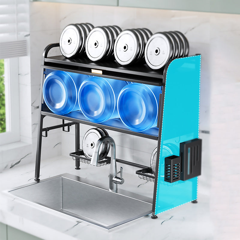 COOKER KING Keukenrek, Afdruiprek, Opbergrek voor aanrecht en gootsteen, Vaatrek, Messenrek, Snijplankrek, Verbeterd, 95 cm