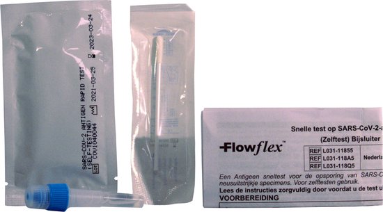 Acon FlowFlex Sneltest – 1 stuk – Covid-19 Antigeen Zelftest