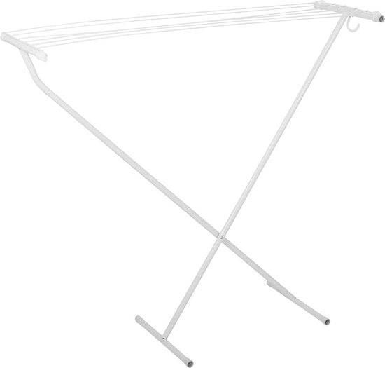 Bo-Camp - Droogrek - Compact - Staal - Schaarmodel - Wit - 5