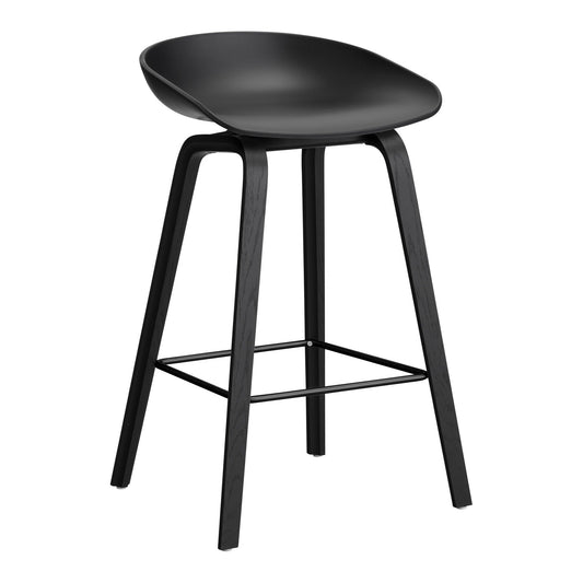 About a Stool Barkruk - AAS32 - H 65 cm - Oak - Black