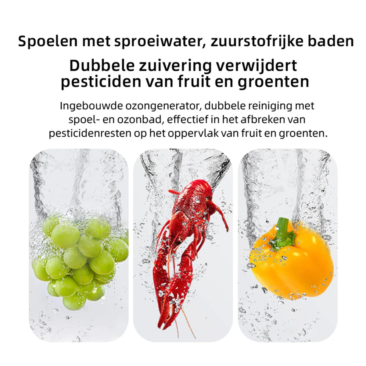 GORGENOX Tafelmodel Vaatwasser DW4-D30A - Wit - 42x43x43cm - 8 Programma's