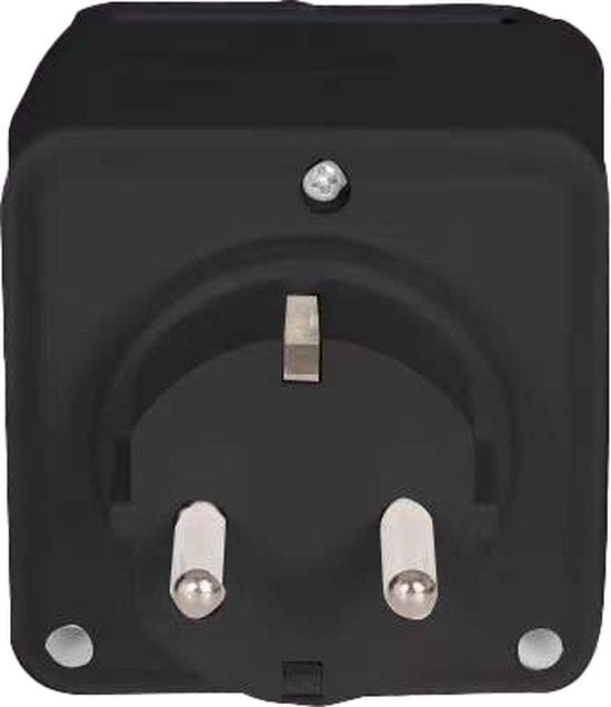 Denver Slimme Stekker met Energiemeter - Randaarde - Tijdschakelaar - Smart plug - Indoor & Outdoor - Met app voor iOS en Android - Amazon Alexa - Google Home - TUYA - Waterproof - PLO118