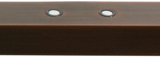 Hanglamp Bande 3994BR bronzen LED lamp 114cm breed met hoogte instelbaar systeem van Steinhauer, stijlvol en modern ontwerp in warme tint