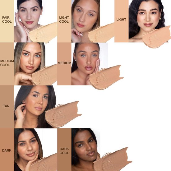 BellaPierre | BB Cream Derma Renew | SPF 20 | 40 ML | Anti-Aging foundation | Minerale Make-Up | Dark