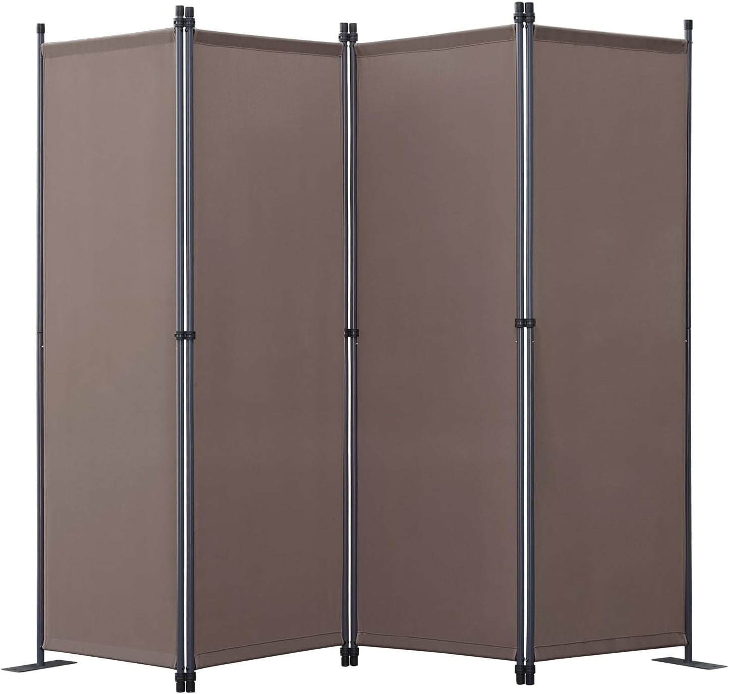 Angel Living Kamerscherm - 4 Panelen - 224 x 165 cm - Bruin