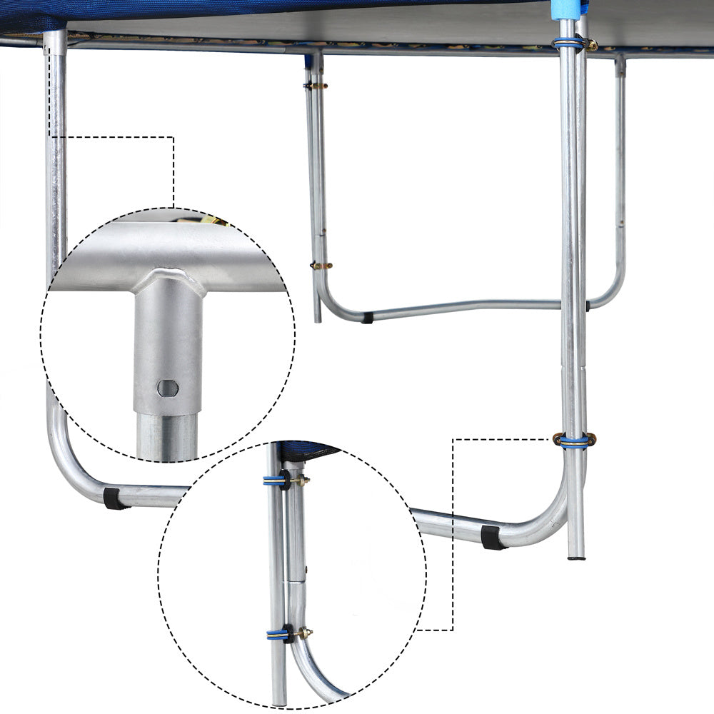 Monzana Trampoline - 366cm incl Veiligheidsnet Ladder Rand - Blauw