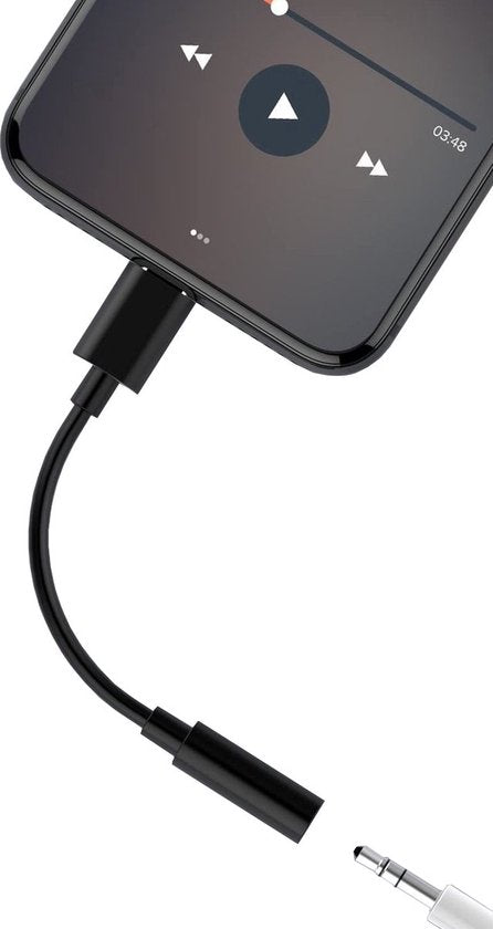 Techvavo® Set van 2 - USB C naar 3.5 mm AUX Adapter - Type-C naar AUX Connector - USB C naar Headphones Jack - Audiojack naar USB-C - Audiojack 3.5 - Audio Jack USB-C - Audio Jack Kabel - Geschikt voor Samsung