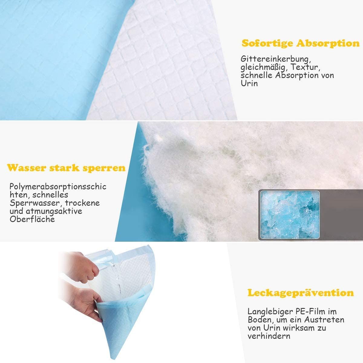 Coast Training Pad Dog Puppy Pad Puppy Hygiëne documenten Wegwerp pad Pipi-Pad 200 stuks