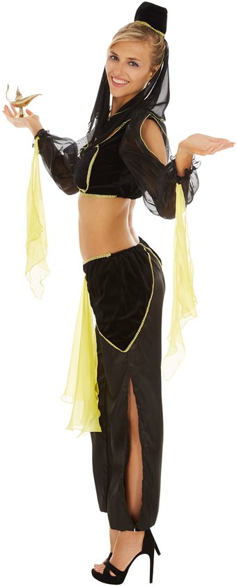 dressforfun - vrouwenkostuum buikdanseres 1001 nacht S - verkleedkleding kostuum halloween verkleden feestkleding carnavalskleding carnaval feestkledij partykleding - 301000
