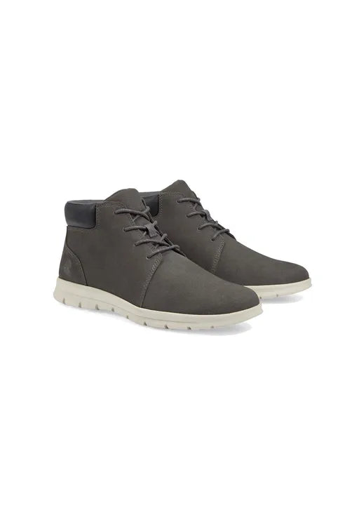 Timberland – Halfhoge Veterboots Met Lichtgewicht Zool – Maat 45.5 & Met Gewatteerde Enkelkraag – Schokabsorberend Voetbed & Casual Design – Voor Heren – Kasteelrots Leer