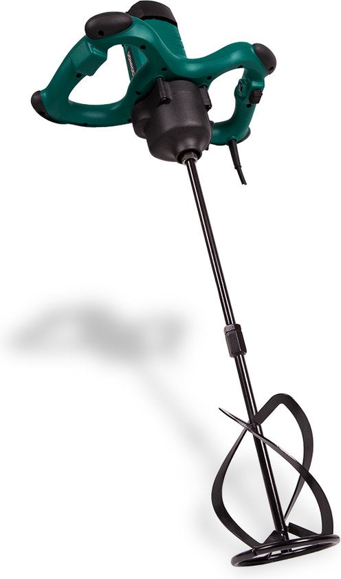 VONROC Verf / cementmixer – 1800W – 2 snelheden – 3m rubberen kabel – Incl. roerstaaf 140x600MM