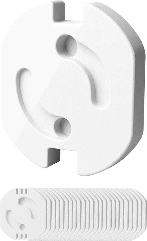 Nuvance - Stopcontact beschermers - 24 stuks - wit