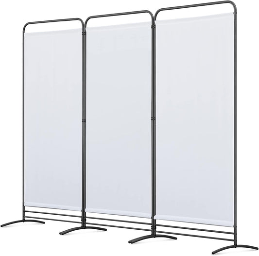 Angel Living Kamerscherm 3 Panelen - 243 x 180 cm - Wit