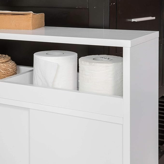 SoBuy Badkamermeubel - Wit - 20x71x70cm - BZR02-W