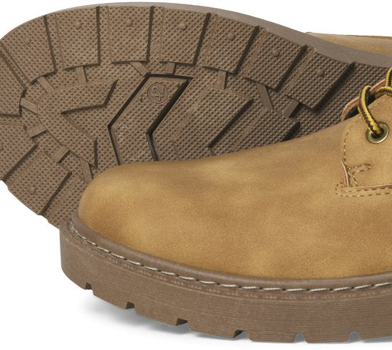 Jack & Jones - Heren Veterschoenen Thames Boot - Beige - Maat 41