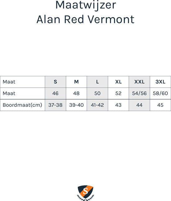 Alan Red Vermont T-Shirt V-Hals Wit (2Pack) - Maat L - Heren - Basic T-shirt
