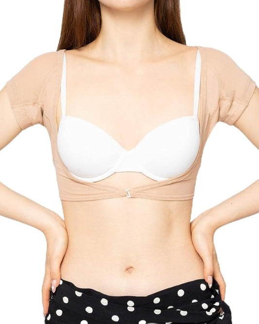 Fibershirts Anti-Zweet Top Dames - Anti-Zweet Onderhemd - MicroModal - ArmPads PRO - Zilvertechnologie - Skin - Maat S