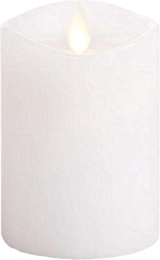 LED Kaarsen 5 x 7 cm - Set van 4 - met Timer - Wit