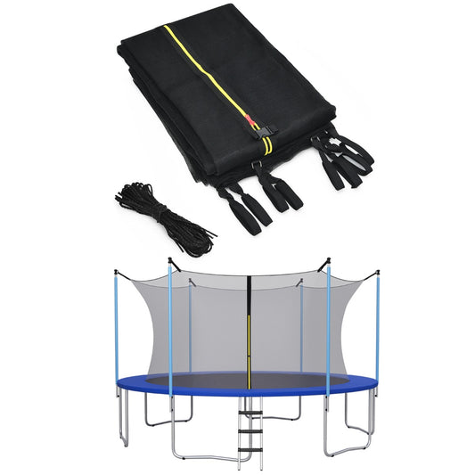 Coast Veiligheidsnet voor Trampoline Ø487 cm x 180 cm - Zwart