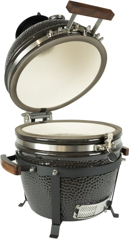 Grizzly Grills Kamado Elite Compact – Ø33 cm / Ø13inch – Houtskoolbarbecue - Kamado - compleet met platesetter en aspook