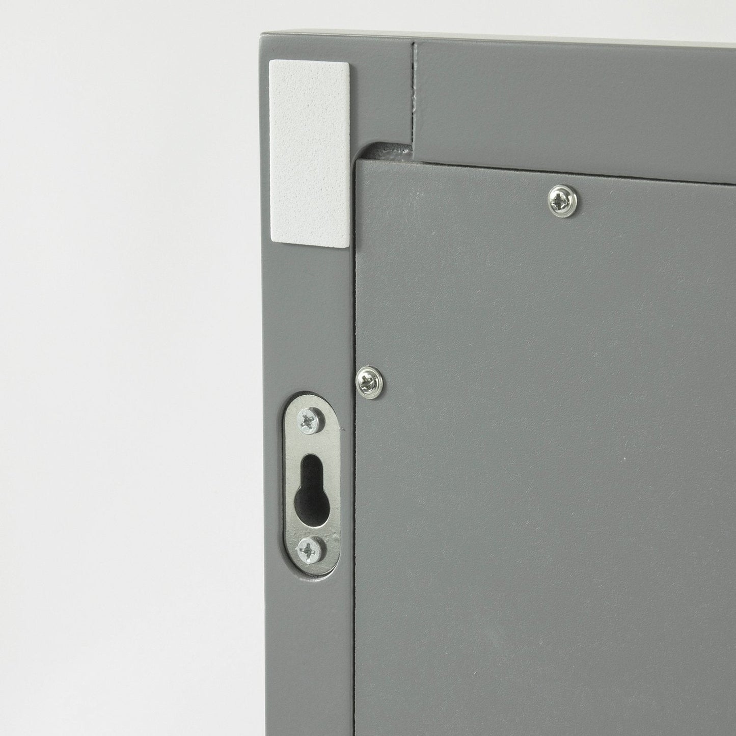 SoBuy Badkamerspiegel Met Plank - Donkergrijs - 40x50x10 cm