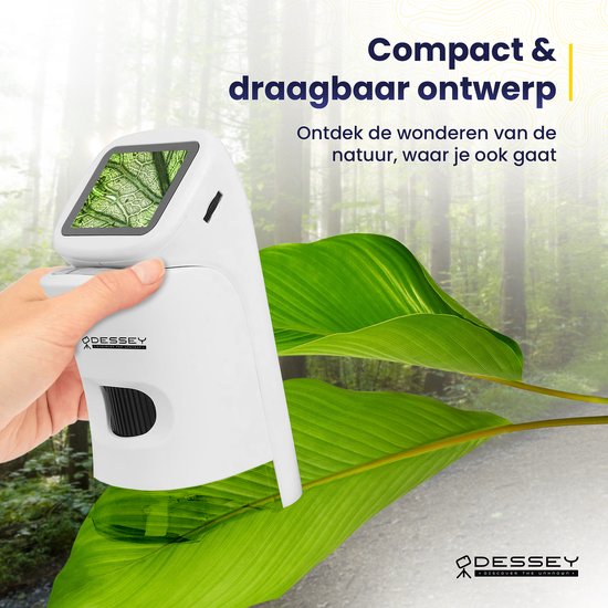 ODESSEY Digitale Microscoop - Draagbaar - 1000X Vergroting - Kinderen - Junior - Microscope