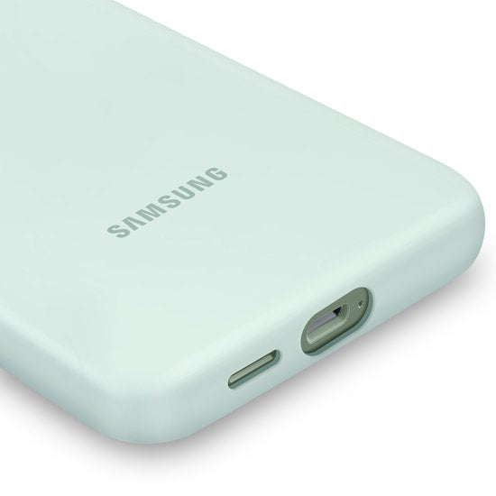 Samsung Galaxy S25+ Hoesje - Silicone Case - Groen