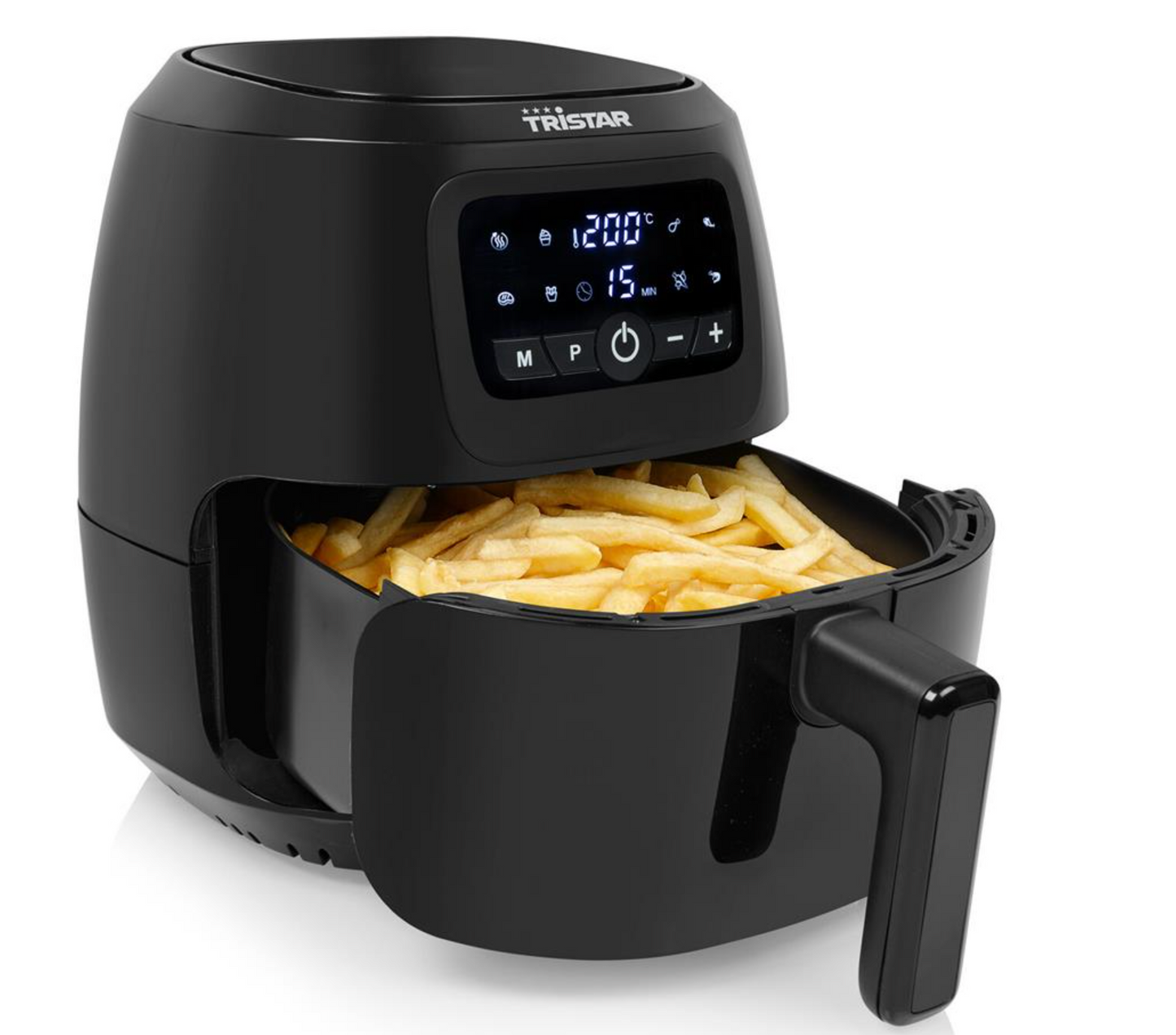 Tristar FR-9008KL Digitale Airfryer Hetelucht - 4,2 Liter - 1500W - 8 Programma's - Zwart