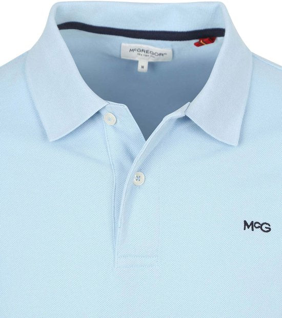 McGregor Piqué Polo Lichtblauw - Maat 3XL - Heren