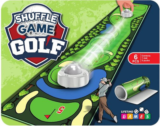 Lifetime Games Shuffle Bowling Tafelspel - Complete Set Kegelspel - Golf Thema - 90 x 20 x 3 cm