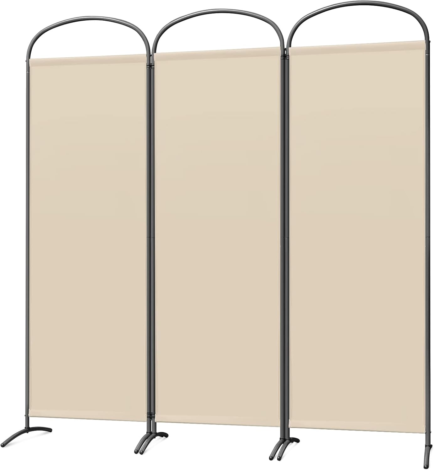 Angel Living Kamerscherm - 3 Panelen - 168 x 182 cm - Beige