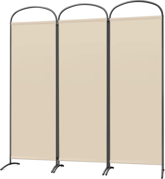 Angel Living Kamerscherm - 3 Panelen - 168 x 182 cm - Beige