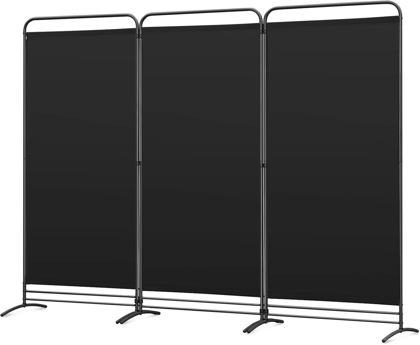 Angel Living Kamerscherm - 3 Panelen - 243 x 180 cm - Zwart