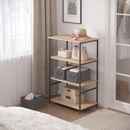 Woltu Opvouwbare Opbergdozen Set van 3 - Grijs - 47 x 28 x 20 cm