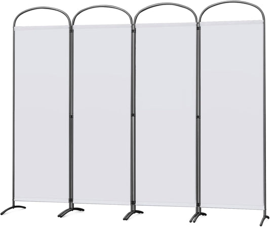 Angel Living Kamerscherm 4 Panelen - 224 x 182 cm - Wit