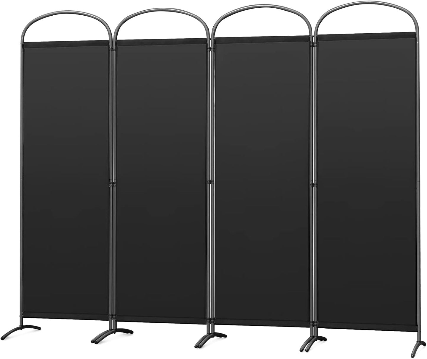 Angel Living Kamerscherm - 4 Panelen - 224 x 182 cm - Binnen & Buiten - Zwart