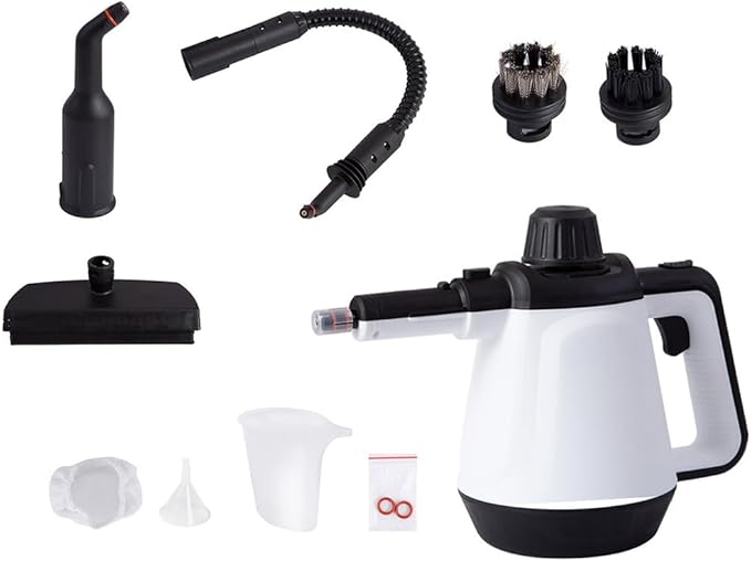 ETLIFE Steam Cleaner, 1200 W, 3 Bar Steam Pressure, 400ml Capacity Wit