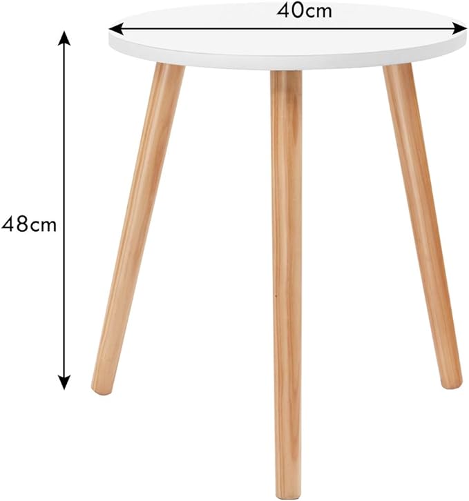 Coast salontafel bijzettafel eettafel keukentafel nachtkastje hout hout wit
