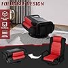 Yaheetech Draaibare Floor Gaming Chair – Verstelbare Game Stoel met Armleuningen en Zijvak