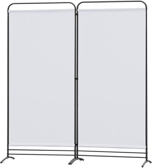 Angel Living Kamerscherm - 2 Panelen - 162cm Hoog - Flexibel - Beige/Natuurlijk