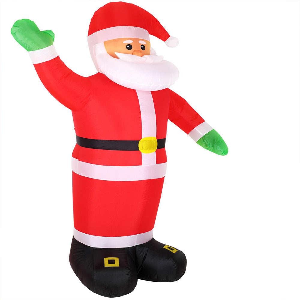 Monzana Kerstman opblaasbaar XXL met verlichting 250 x 180 x 115cm
