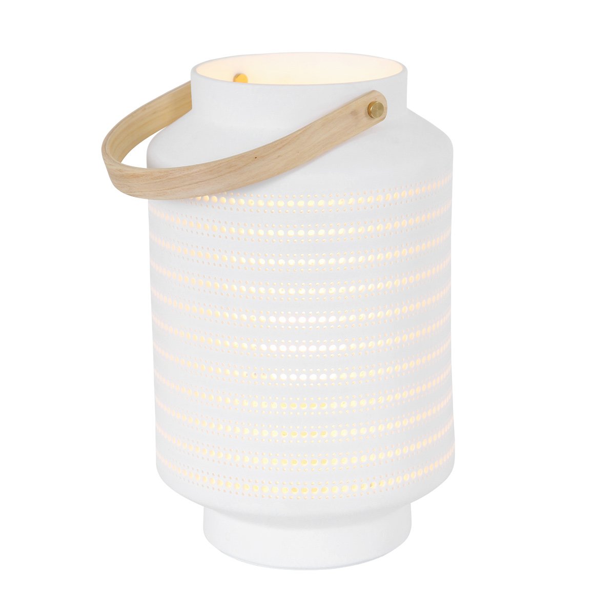 Anne Lighting tafellamp Porcelain - wit - porselein - 14 cm - E14 fitting - 3058W