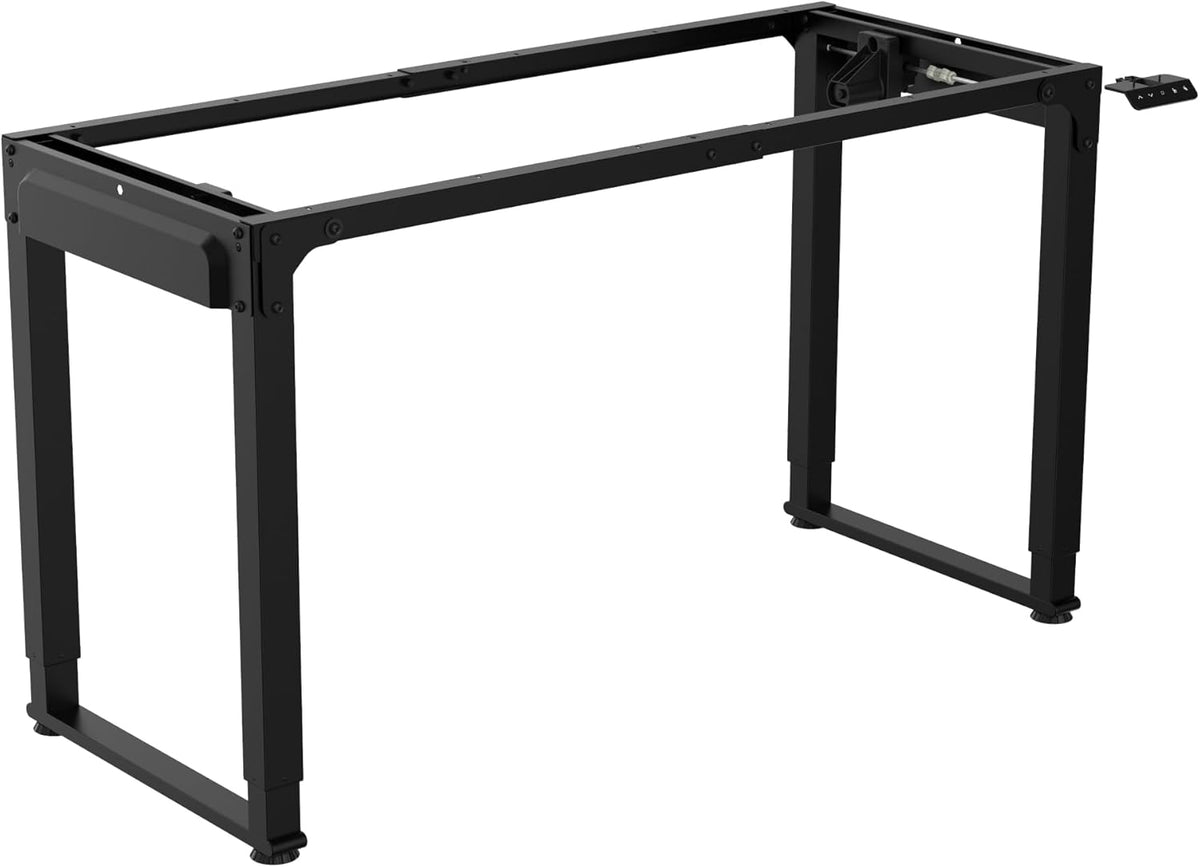 Vdd gaming Elektrisch verstelbaar gaming bureau tafelframe - zwart – 90 x 79,5 x 10,8 cm – stevig stalen onderstel