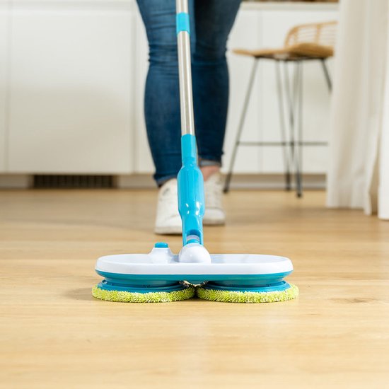 Fantastic Floating Mop, Elektrische dweil - 105rpm – spin mop – vloerwisser – draadloos – ultra licht