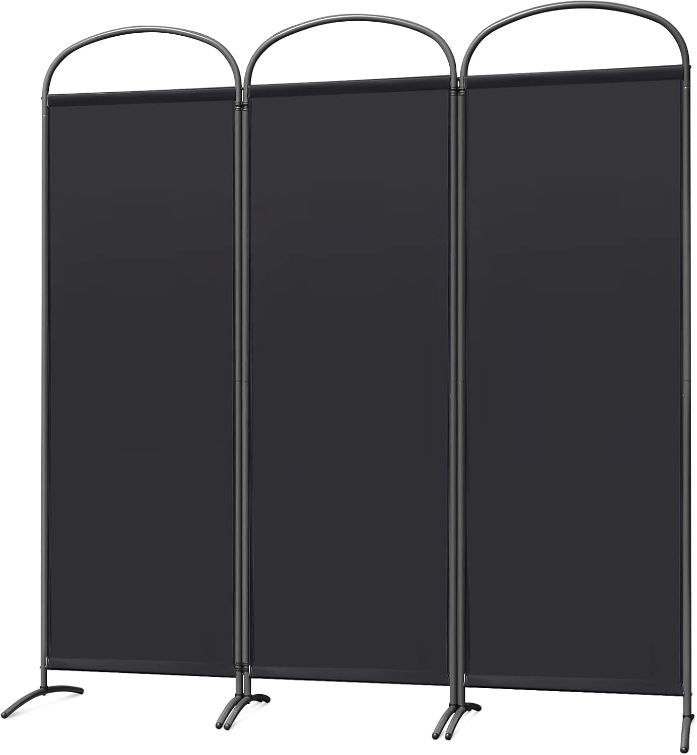 Angel Living Kamerscherm - 3 Panelen - 168 x 182 cm - Zwart