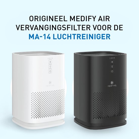Medify Air MA-14 Vervangingsfilter – HEPA Filter H13 – 1 Stuk – Luchtfilter – Actieve Koolstof – Luchtzuivering