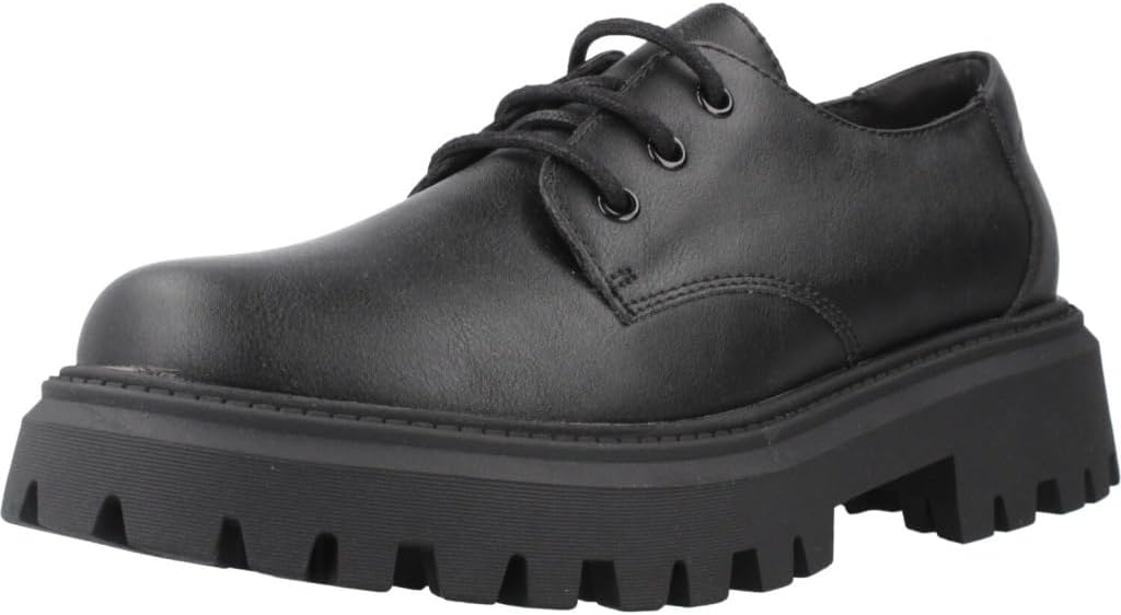 Geox J Maquinnens Girl Uniform Jurk Schoenen Zwart - Maat 41 EU - Ademende Derby Instapschoenen