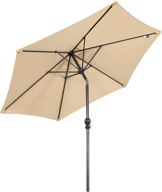 Angel Living Parasol Ø250 cm - Kantelbaar - Beige